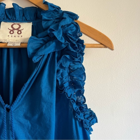 Figue Fabiana Top In Blue - Picture 6 of 15